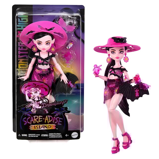 Tuotekuva 4 - Monster High Scare-adise Island Draculaura Doll