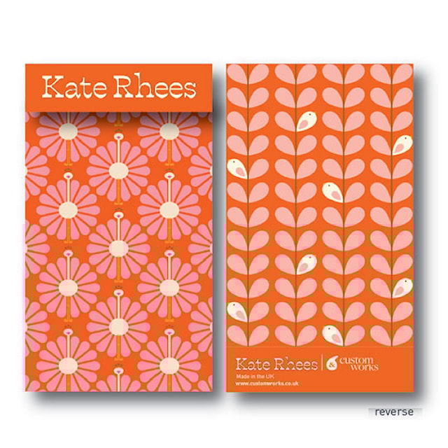 Lukkbart Miniblock Blomster & Fugler KATE RHEES