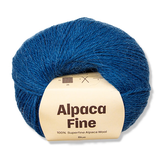 Alpaca Fine 50 g Blue A219 Adlibris