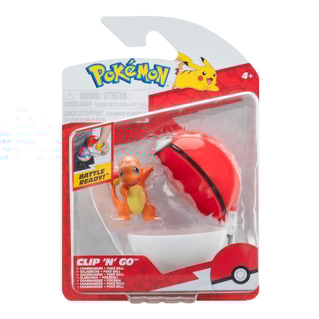Produktbild 2 för Pokemon Clip N Go Charmander With Poke Ball
