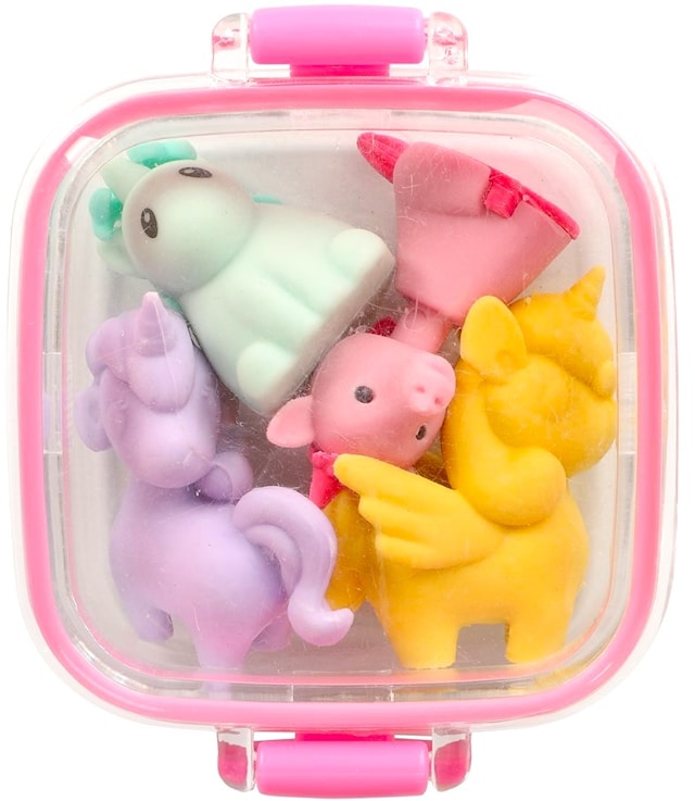 Produktbild 1 för Suddgummi Enhörningar 4-pack