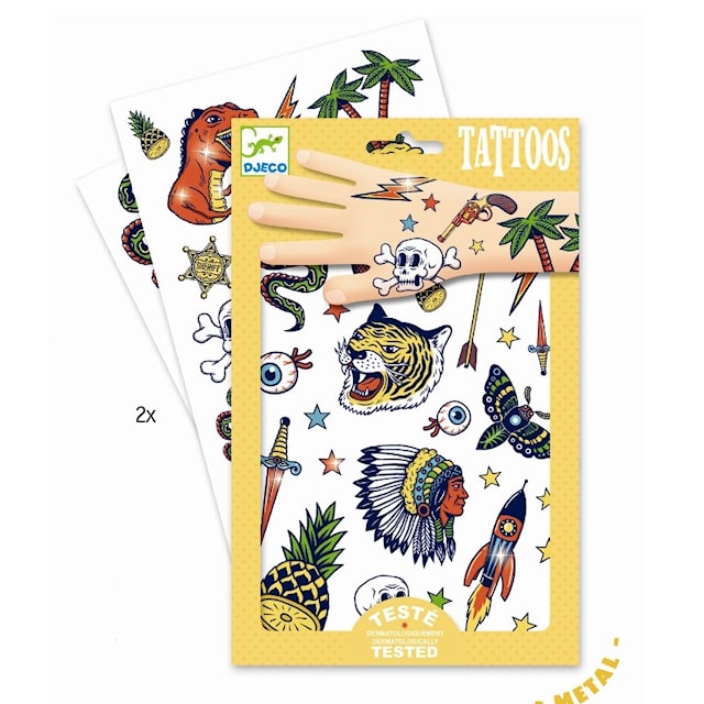 Produktbild 2 för Tatueringar Bang Bang 50 st Djeco