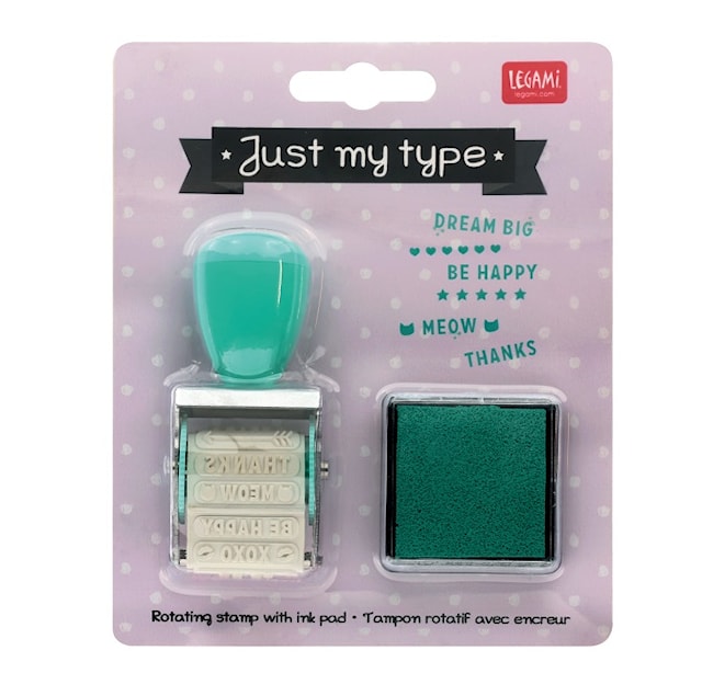 Produktbilde 2 for Stempel Med Stempelpute 12 Ulike Budskap Legami