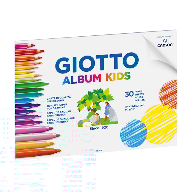 Produktbilde 2 for Album Kids A4 30 sider 90 g Giotto