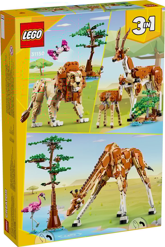 Produktbilde 3 for Ville dyr på safari LEGO® Creator (31150)