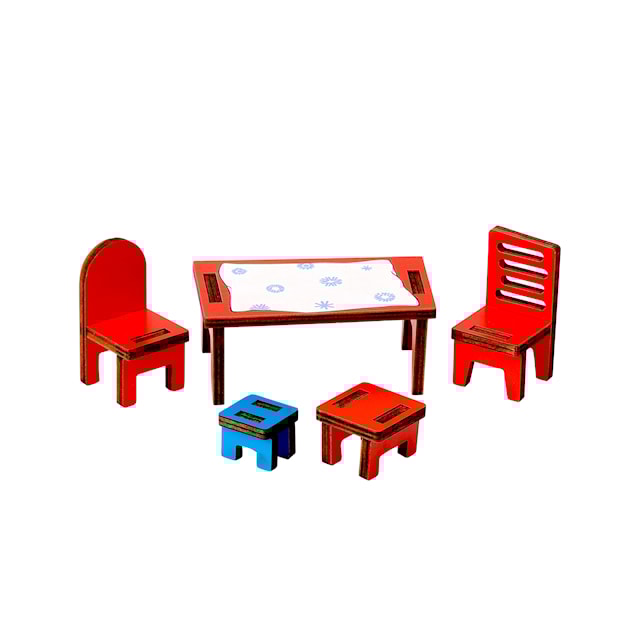 Produktbild 1 för Pippi Möbelset 1 Bord + Stolar Micki