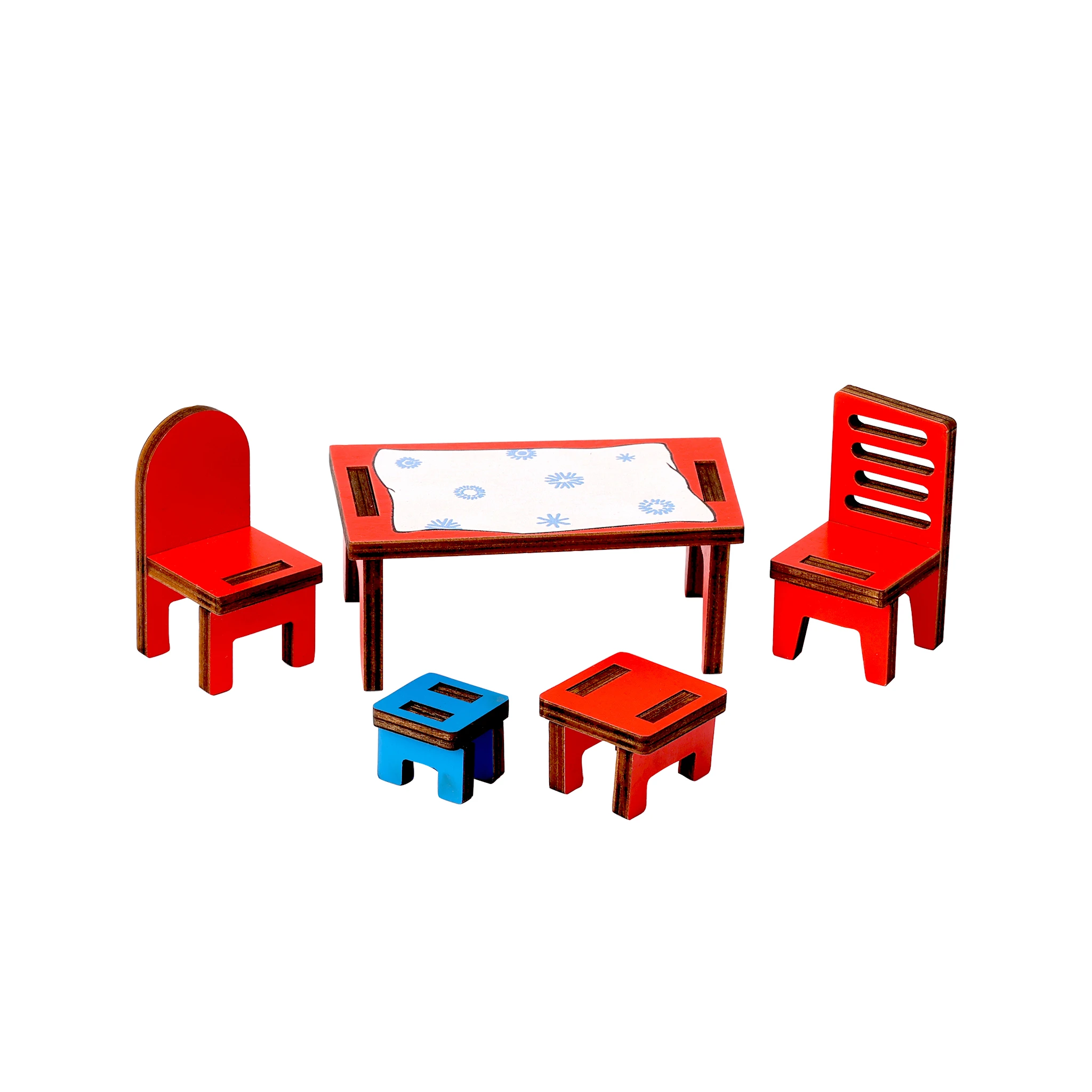 Produktbilde for Pippi Møbelsett 1 Bord + Stoler Micki