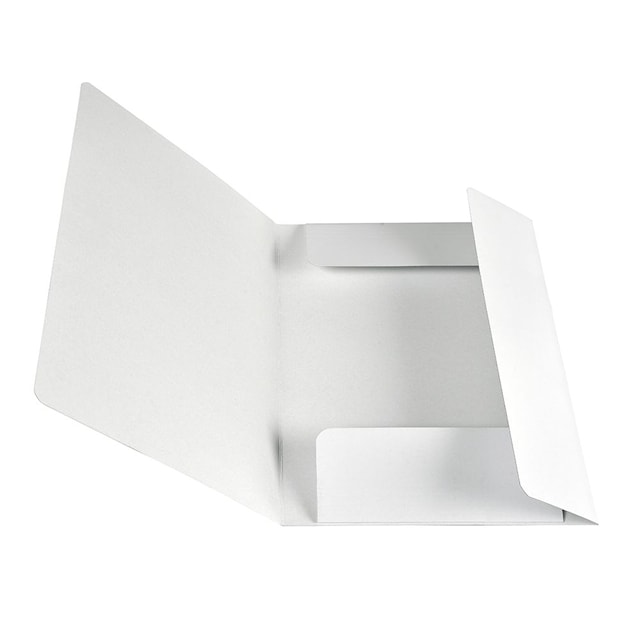 Produktbilde 2 for Strikkmappe Hvit i papp 1-pakning BNT Office