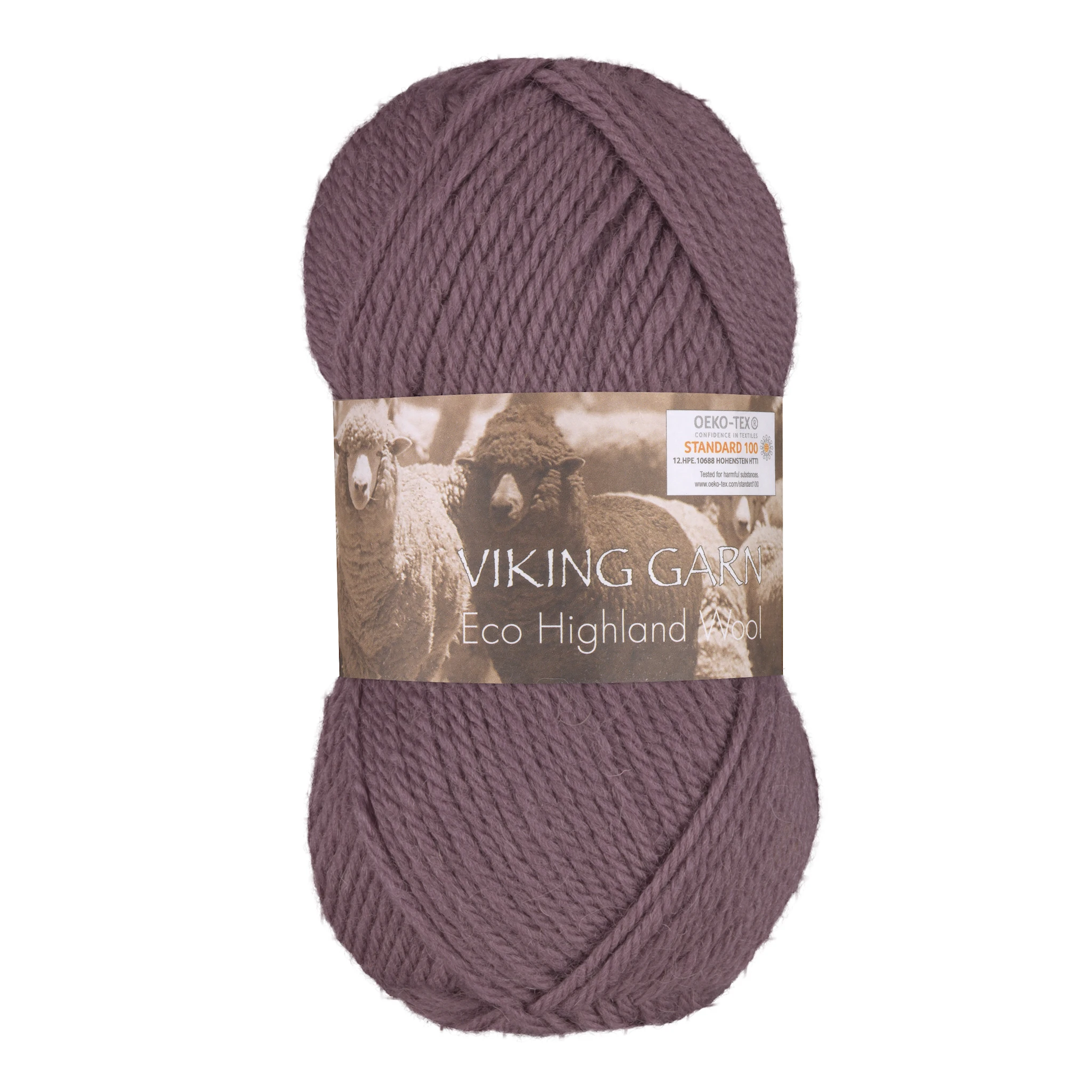 Produktbild för Eco Highland Wool Garn 50 g Viking Garn