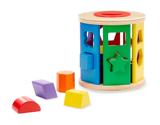 Produktbilde 1 for Match & Roll Shape Sorter, Puttekasse, Melissa & Doug