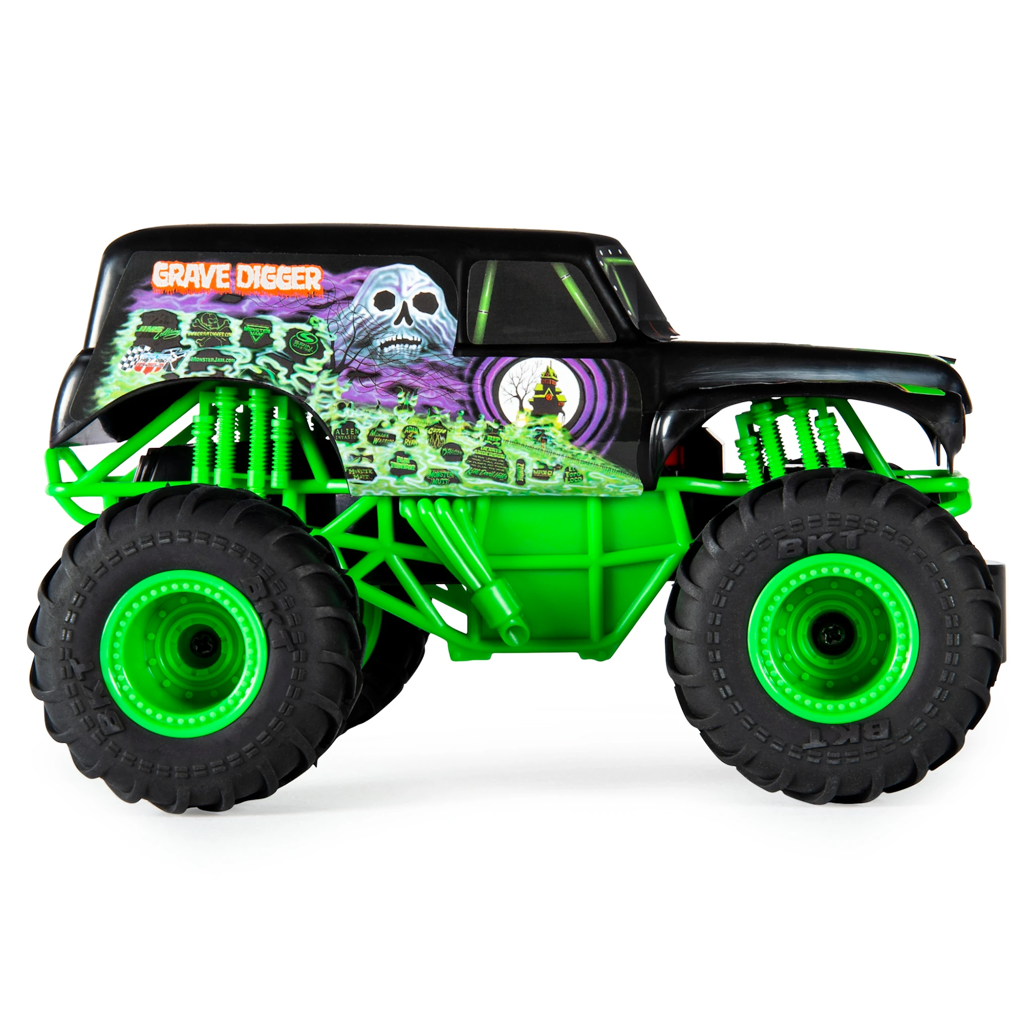 Produktbild för Monster Jam RC Radiostyrd Bil Grave Digger 1:24
