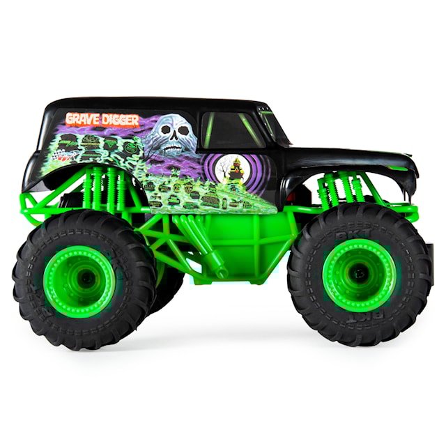 Produktbild 1 för Monster Jam RC Radiostyrd Bil Grave Digger 1:24