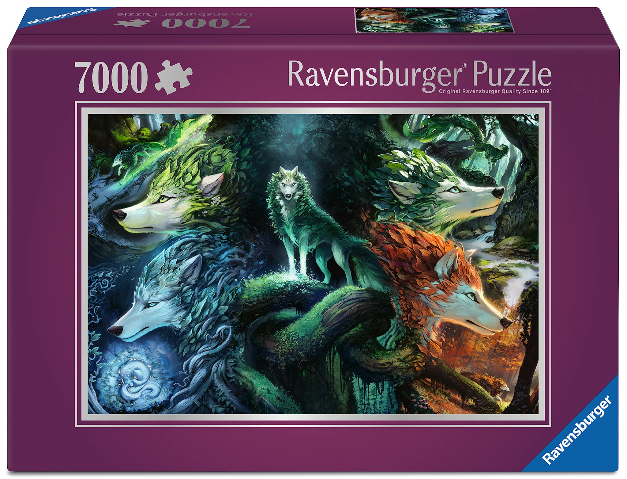 Produktbilde for Ravensburger Puslespill Whispers of the Forest, 7000 brikker