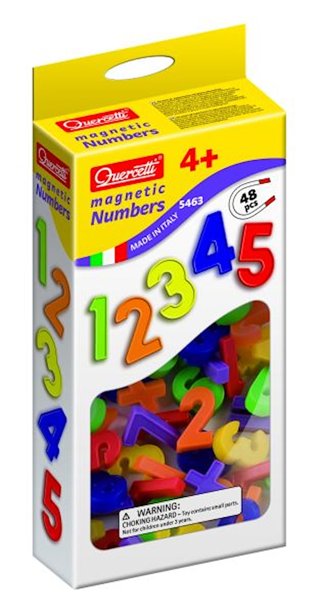 Tuotekuva 1 - Quercetti Magneettinumerot 48 Pcs