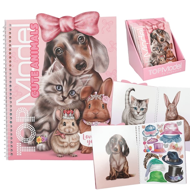 Produktbilde 3 for Dress Me Up CUTE ANIMALS TOPModel