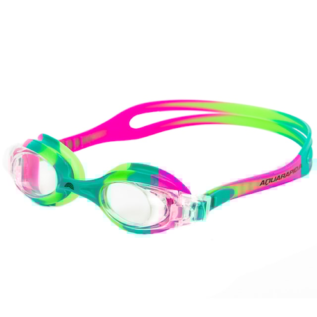 Aquarapid Swimkid Simglasögon Rosa/Grön