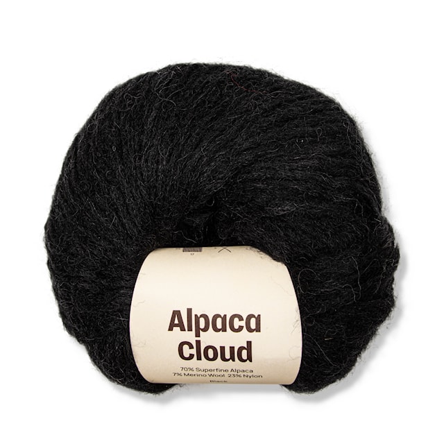 Alpaca Cloud 50 g Black A273 Adlibris