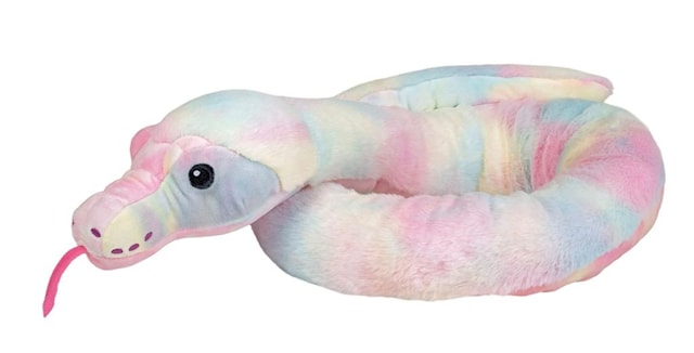 Mellowkins Eco Regnbågsfärgad Orm Gosedjur 138 cm Wild Republic