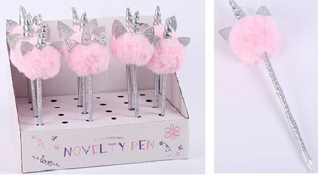 Produktbild 2 för Penna Enhörning Pom Pom Suntoy