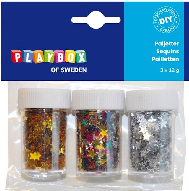 Paljetit tähti Playbox