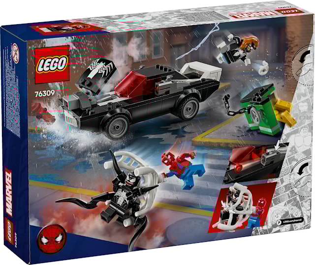 Tuotekuva 3 - Spider-Man vastaan Venom-muskeliauto LEGO® Super Heroes (76309)