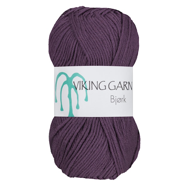 Bjørk 50 g Lilla 569 Viking Garn