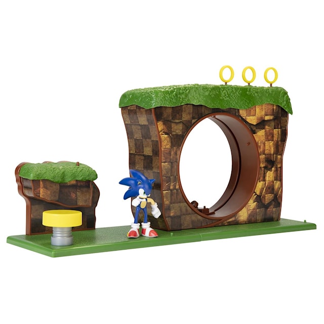 Tuotekuva 2 - Sonic the Hedgehog 6 cm Green Hill Zone leikkisetti