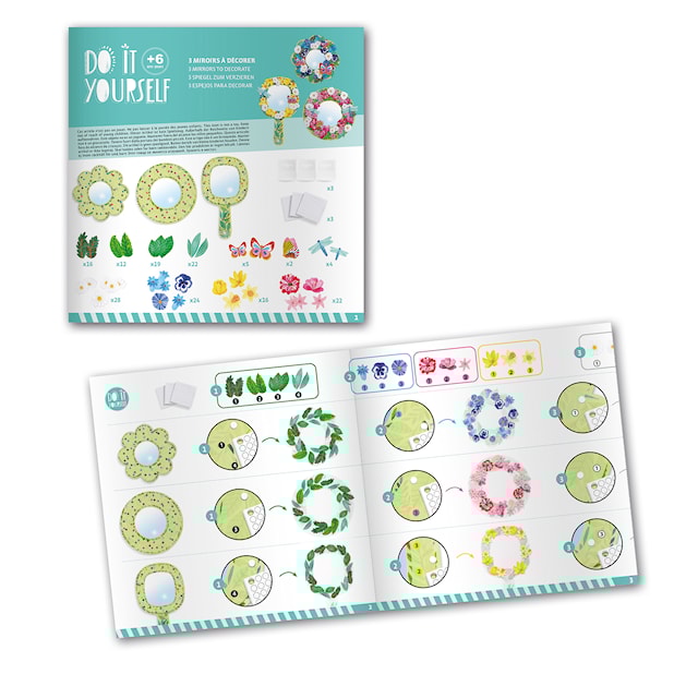 Produktbild 5 för DIY-Kit Dekorera Speglar (Okrossbara) med Ram Djeco