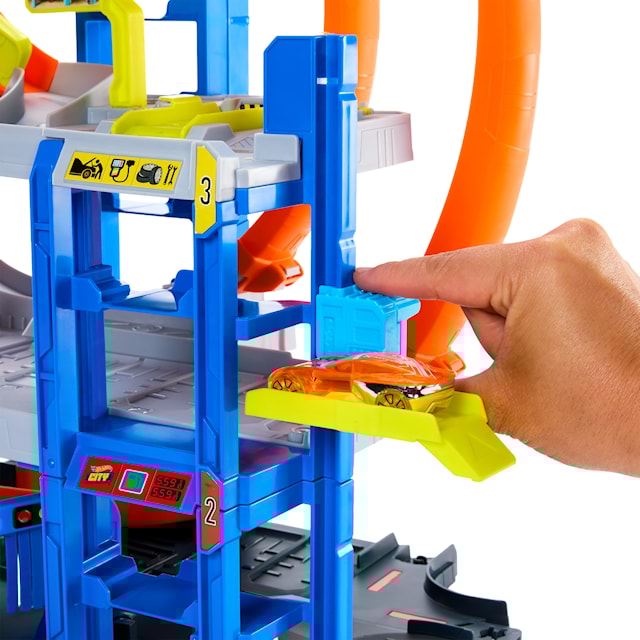 Produktbild 3 för Hot Wheels City Mega Garage -Parkeringshus