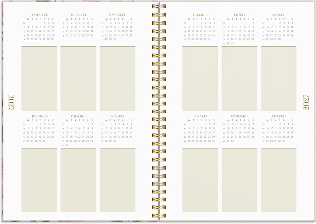 Tuotekuva 3 - Kalenteri 2026 Life Planner Essentials A5 Burde