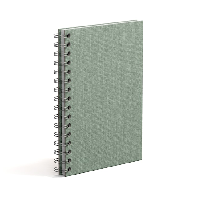 Produktbilde 2 for Notatbok A5 Linjert Soft Teal 90 Sider Bigso Box of Sweden