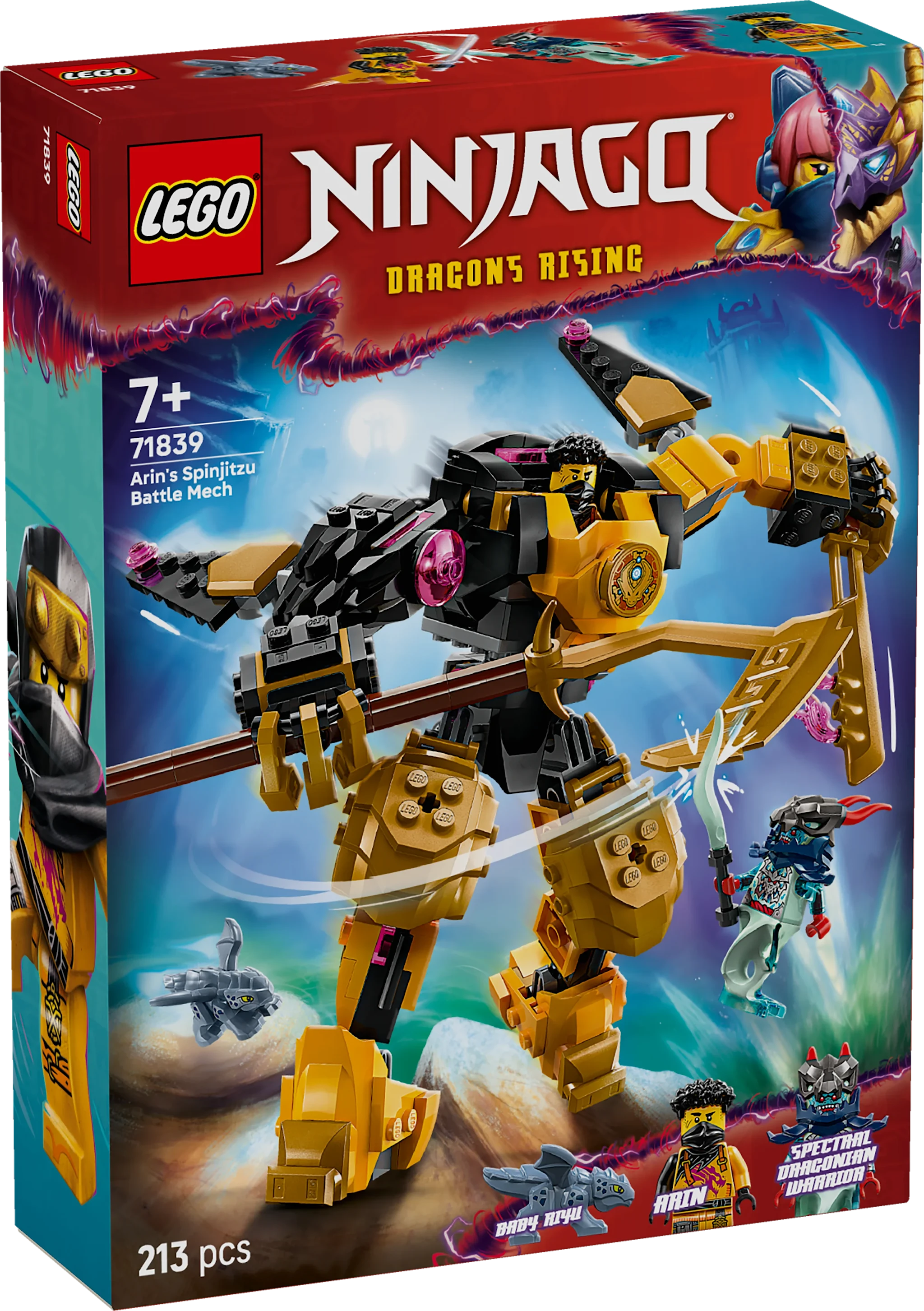 Tuotekuva ille Arinin spinjitzu-taistelurobotti LEGO® Ninjago (71839)