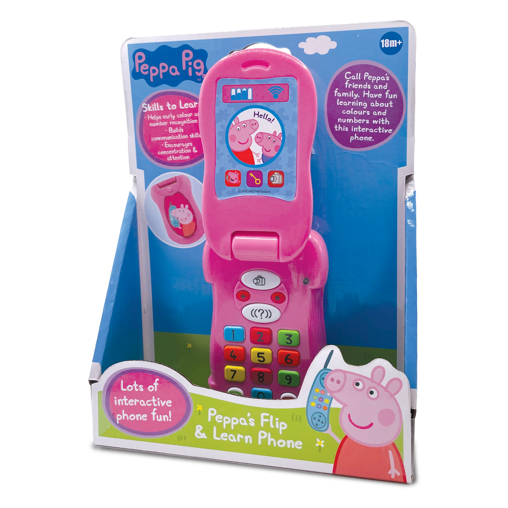 Produktbilde for Peppa Gris Vend og Lær Aktivitetstelefon (SE/NO/FI/DK)