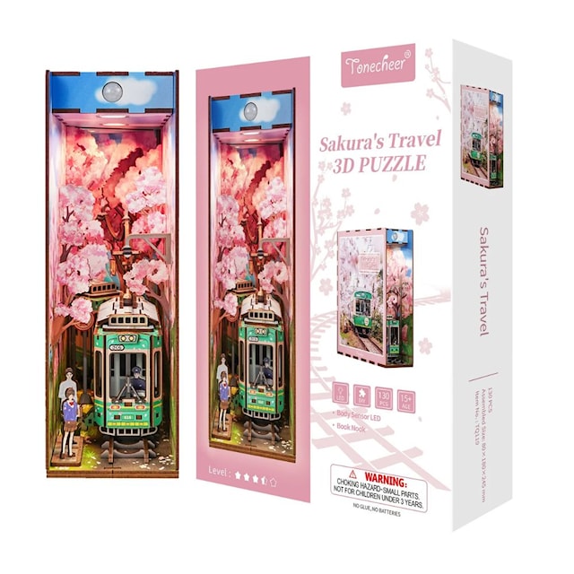 Produktbild 1 för Book Nook Sakura's Travel, Tonecheer