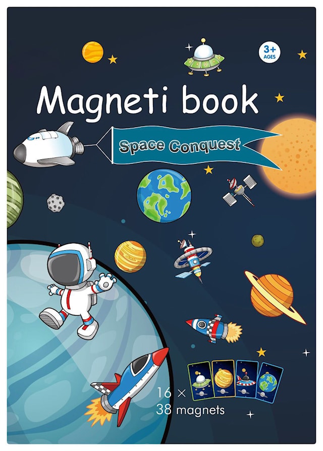 Tuotekuva 5 - Magneettikirja Space World Suntoy