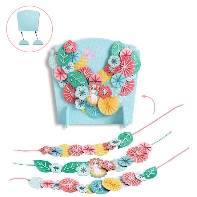 Produktbilde 3 for Kreativt sett med perlebroderi Djeco