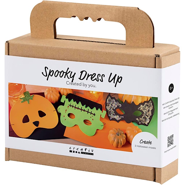 Produktbild 3 för Mini DIY Kit Halloweenmasker 1 förp.