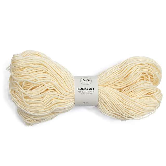 Socki DIY Lanka Villasekoitus 100 g Undyed A732 Adlibris