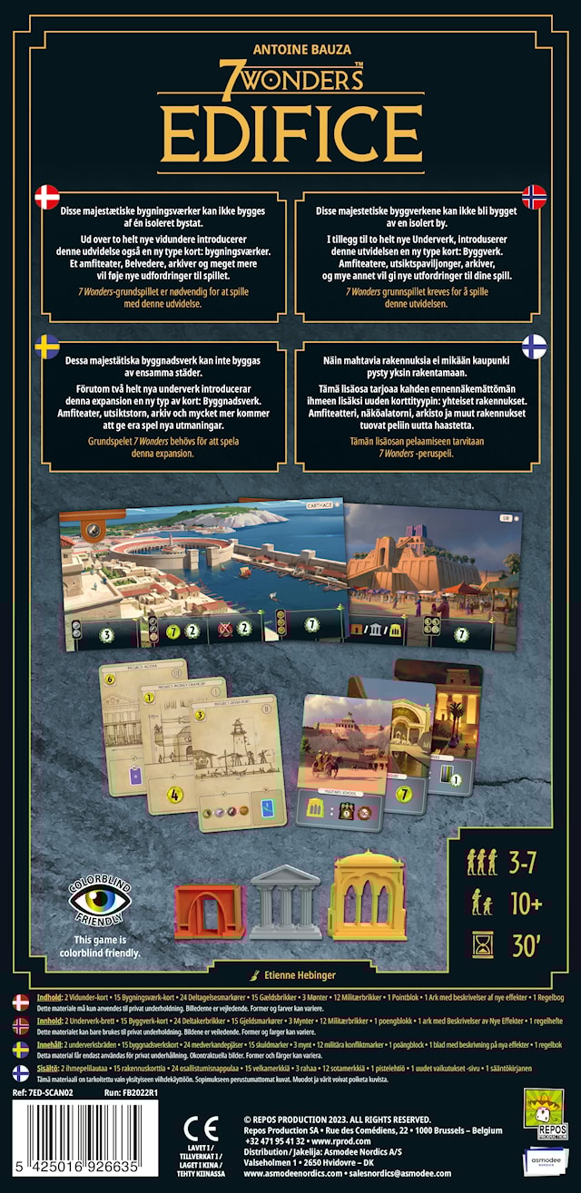 Tuotekuva 3 - 7 Wonders Edifice (SE/NO/DK/FI)