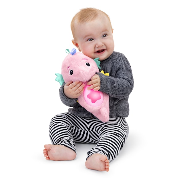 Produktbild 3 för Sea Dreams Sjöhäst™ - Lugnande nallebjörn med ljud - Rosa Learning Resources