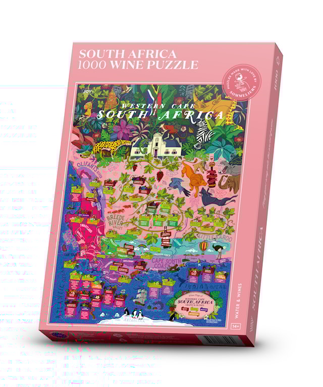Produktbild 1 för Vinpussel - Sydafrika 1000 bitar, Water and Wines