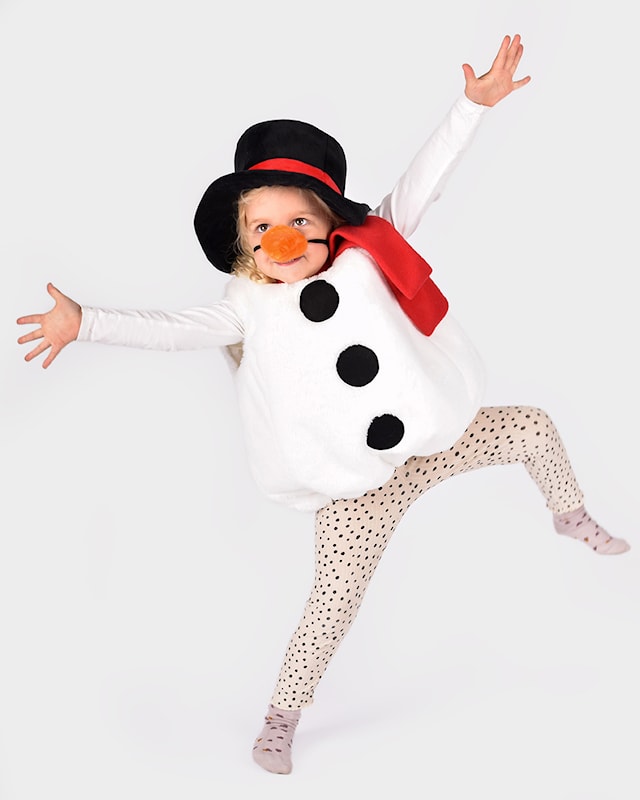 Produktbild 5 för Snögubbe med accessoarer 98-104 cl Den goda fen