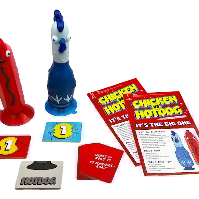 Produktbild 4 för Chicken Vs Hotdog Partyspel (SE/FI)