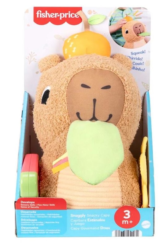 Produktbild 3 för Snuggly Snacky Capy Aktivitetsleksaker Fisher-Price
