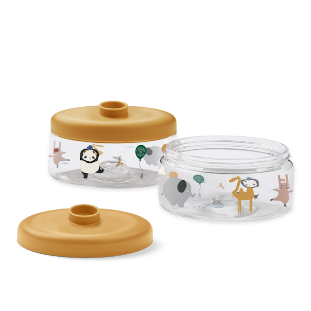 Dominique Vauvanruoan säilytyspussi 500 ml 2 kpl Around the world/Sandy Liewood