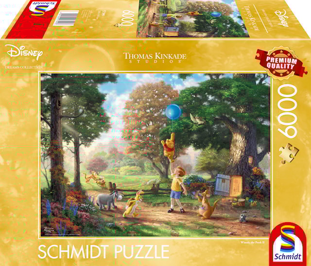 Tuotekuva 1 - Palaapelit Disney Winnie Pooh II 6000 palaa, Schmidt