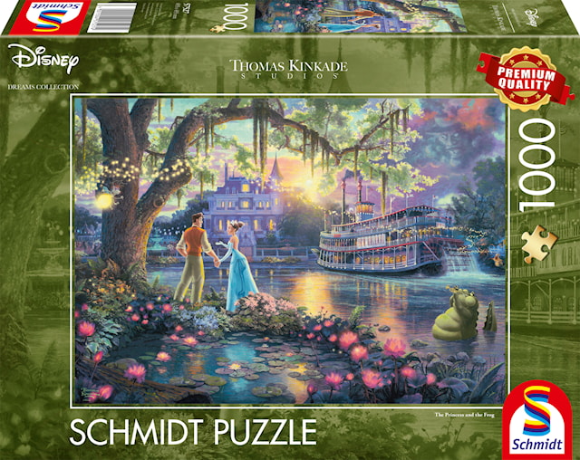Produktbilde 1 for Puslespill Disney The Princess and the Frog 1000 brikker, Schmidt