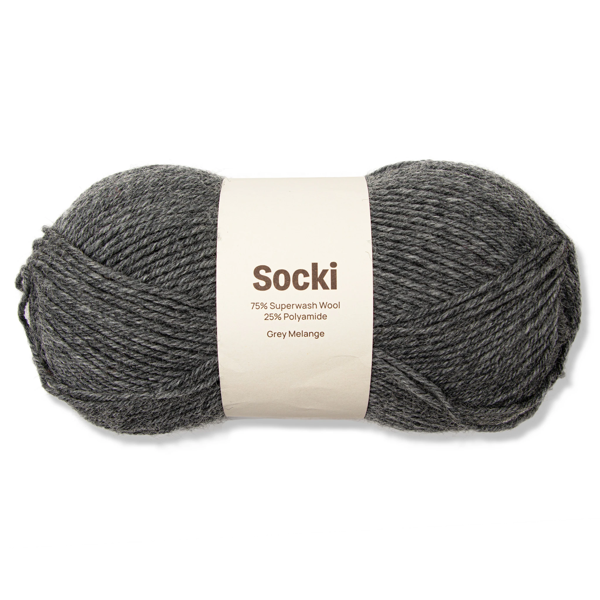 Produktbild för Socki Garn Enfärgade Ullmix 100 g Adlibris