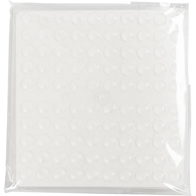 Produktbild 2 för Fästkuddar Självhäftande Silikon dia 8 mm 300 st