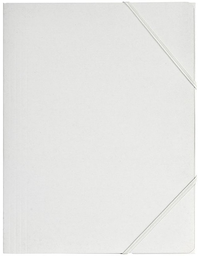 Produktbilde 1 for Strikkmappe Hvit i papp 1-pakning BNT Office